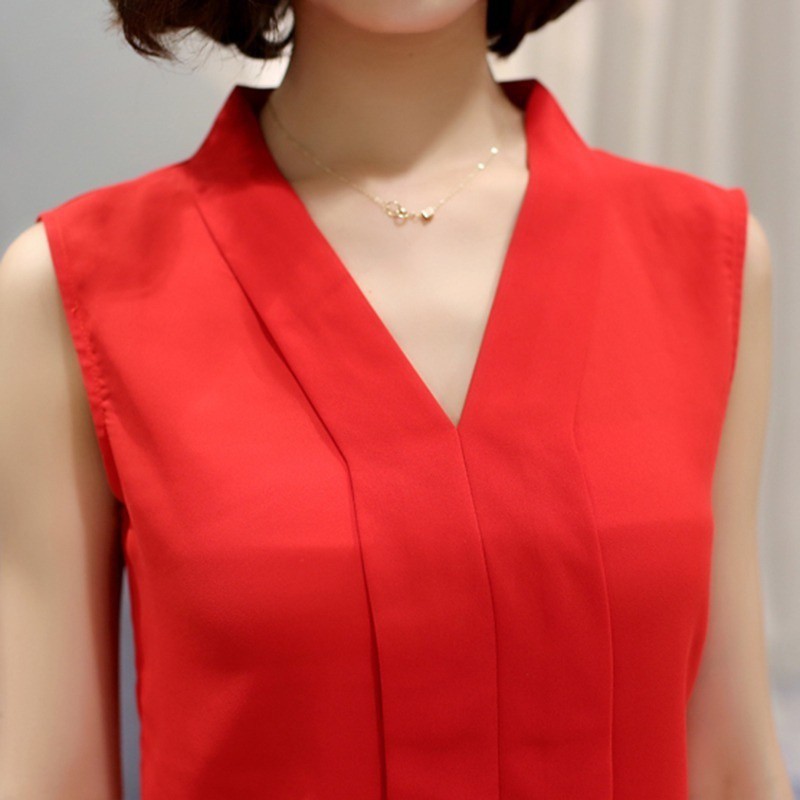 Áo nữ không tay suông màu kiểu dáng thanh lịch phong cách thời trang hiện đại | BigBuy360 - bigbuy360.vn