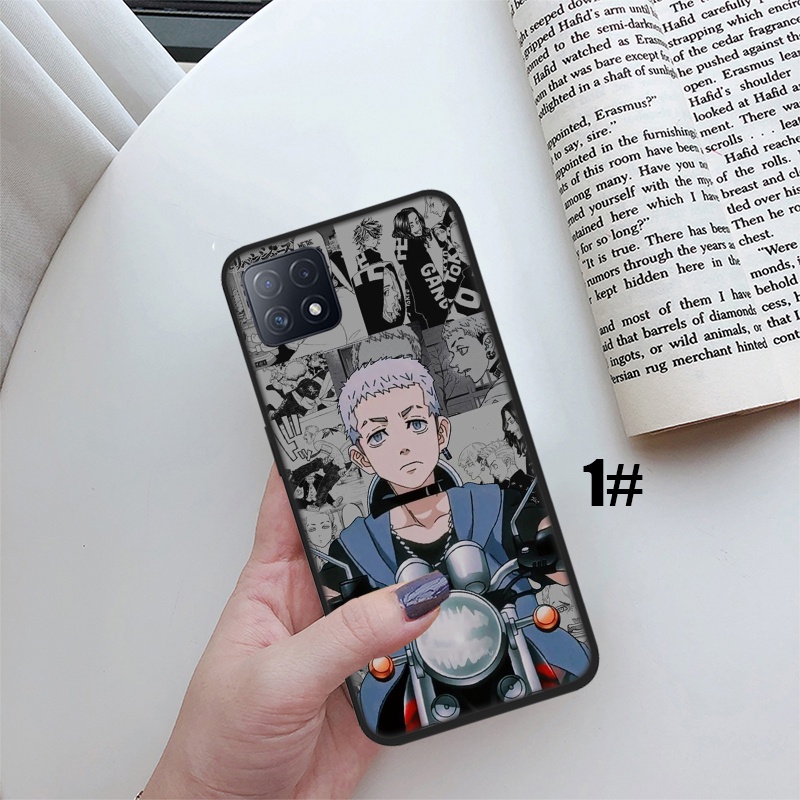 Fn7 Ốp Điện Thoại Silicon Mềm Hình tokyo Ghoul Cho realme c2 c3 c11 c12 c15 c17 c20 c21 c25