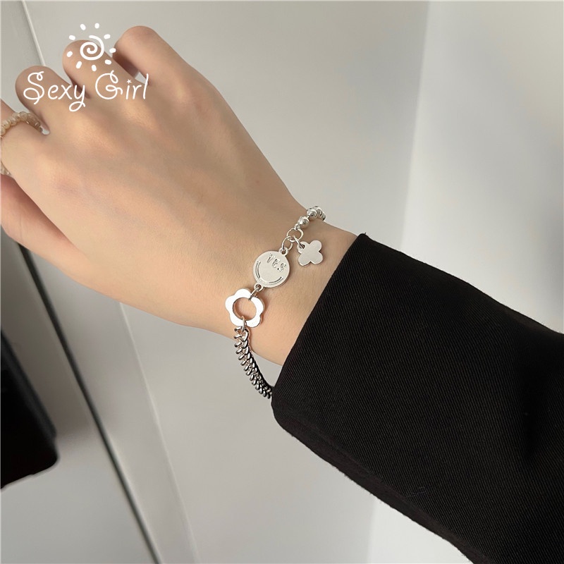 Vòng đeo tay thiết kế độc đáo phong cách Hàn Quốc cho nữ