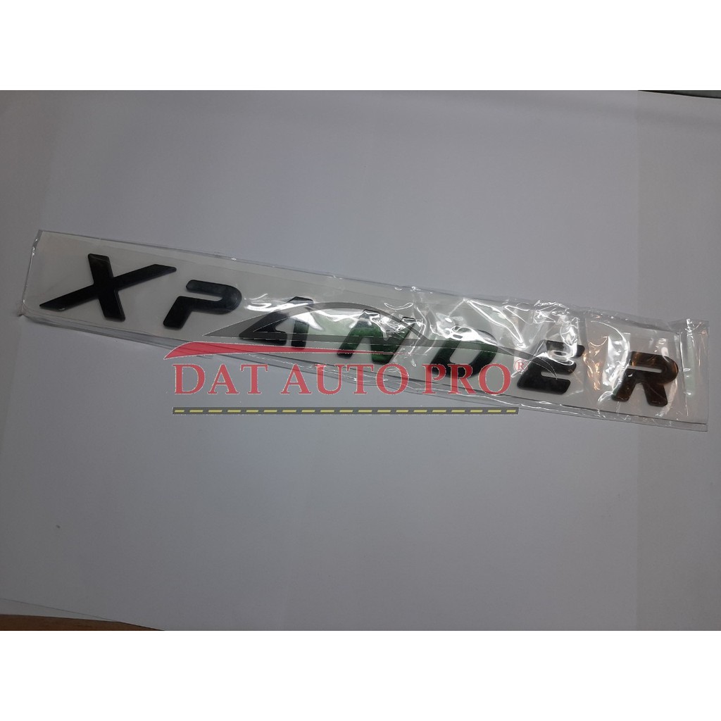 Tem logo chữ nổi 3D XPANDER trang trí xe ô tô