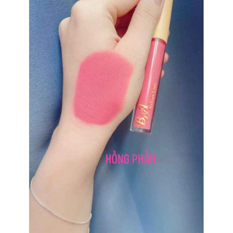 Son B.A Beauty Chính Hãng màu Hồng Phấn(tặng hủ dưỡng môi thảo mộc Colagen) | BigBuy360 - bigbuy360.vn