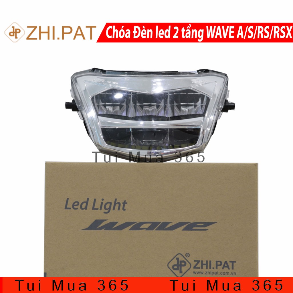 Đèn led 2 tầng Wave A, Wave S, Wave RS, Wave RSX, Future Viền Đen