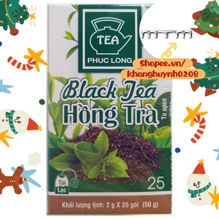 Hồng Trà túi lọc Phúc Long 50g