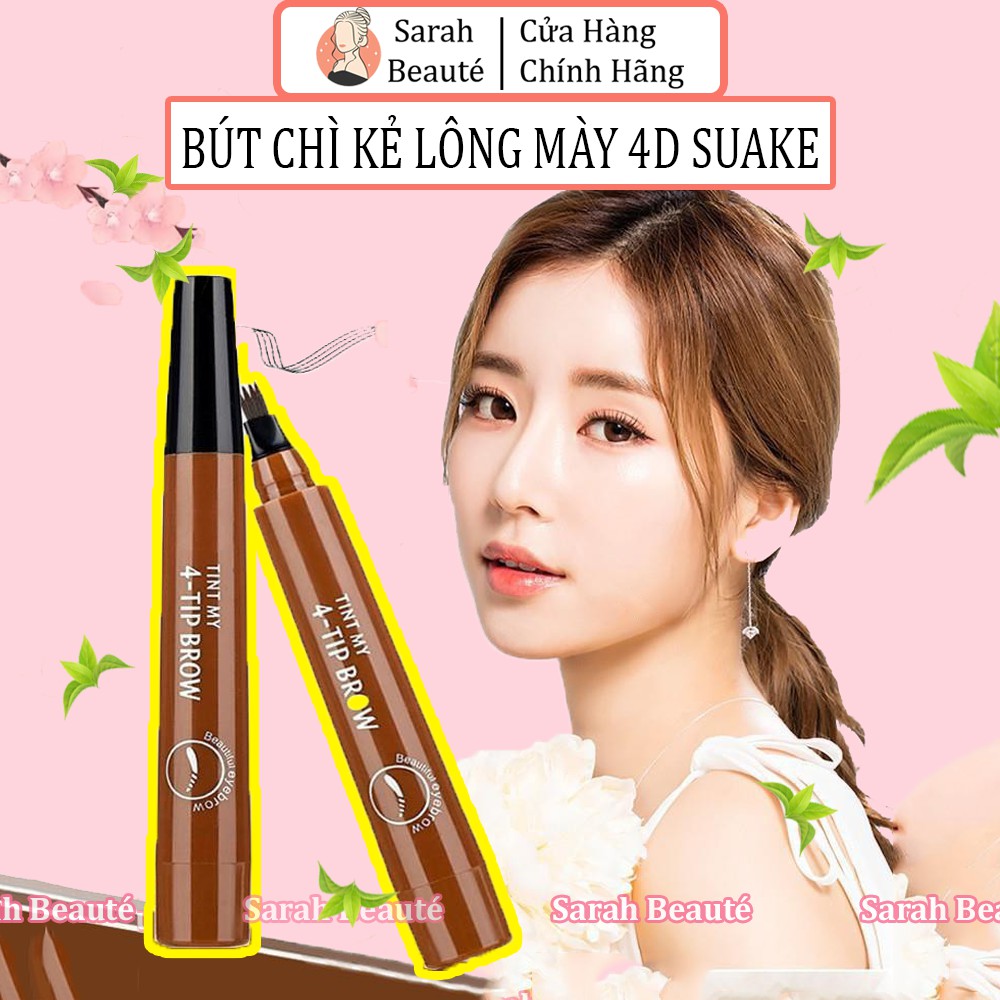 Bút chì kẻ lông mày 4D Suake rõ nét, chống trôi, tự nhiên, phẩy đẹp - Sarah Beaute MP39