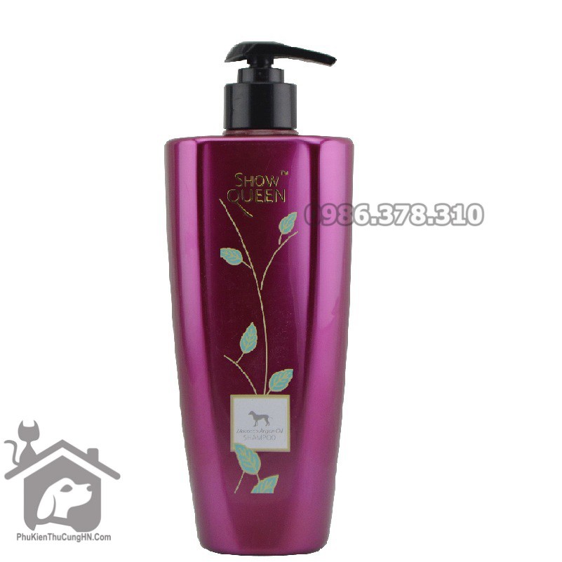 Sữa tắm tinh dầu Show Queen cho chó mèo 500ml - Phụ kiện thú cưng Hà Nội