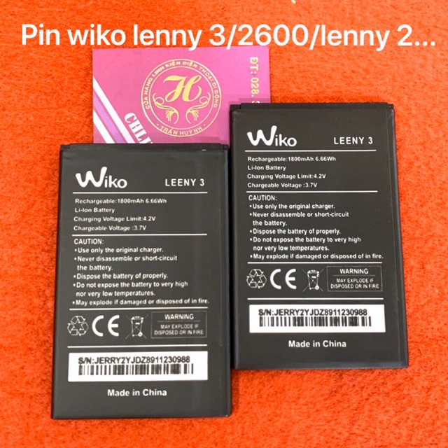 Pin Wiko LENNY 3/LENNY 2/Wiko 2600 zin