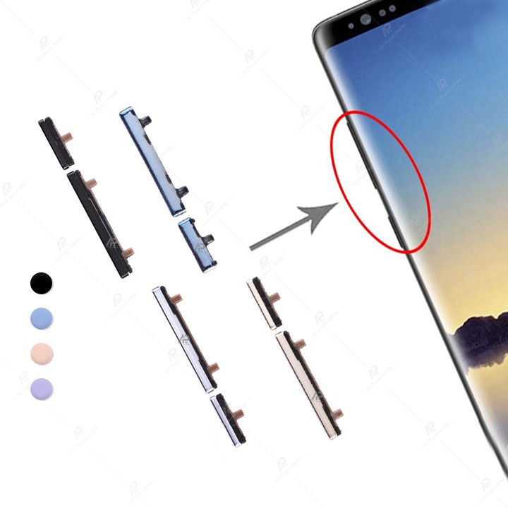 Nút Bấm Samsung Note 8 - Bộ Phím Nguồn  và Âm Lượng  Samsung Galaxy Note8  Zin Bóc Máy