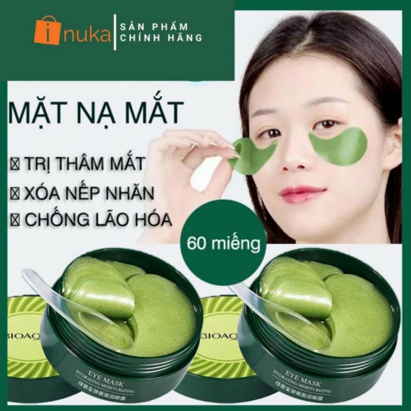 Hộp 60 Miếng Mặt Nạ Mắt Cấp Ẩm Giảm Quầng Thâm Và Trắng Sáng Mắt