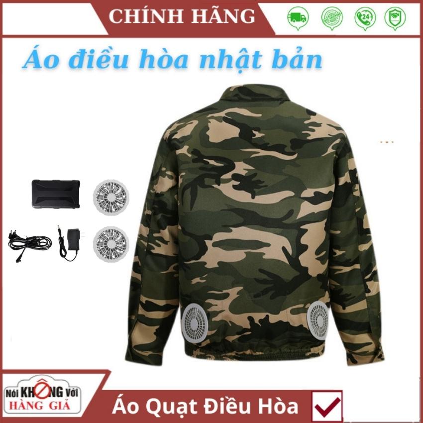 Áo điều hoà Nhật Bản, Áo quạt gió công nghệ Nhật Bản Áo chống nắng có quạt cao cấp chạy 13-15h bảo hành 12m