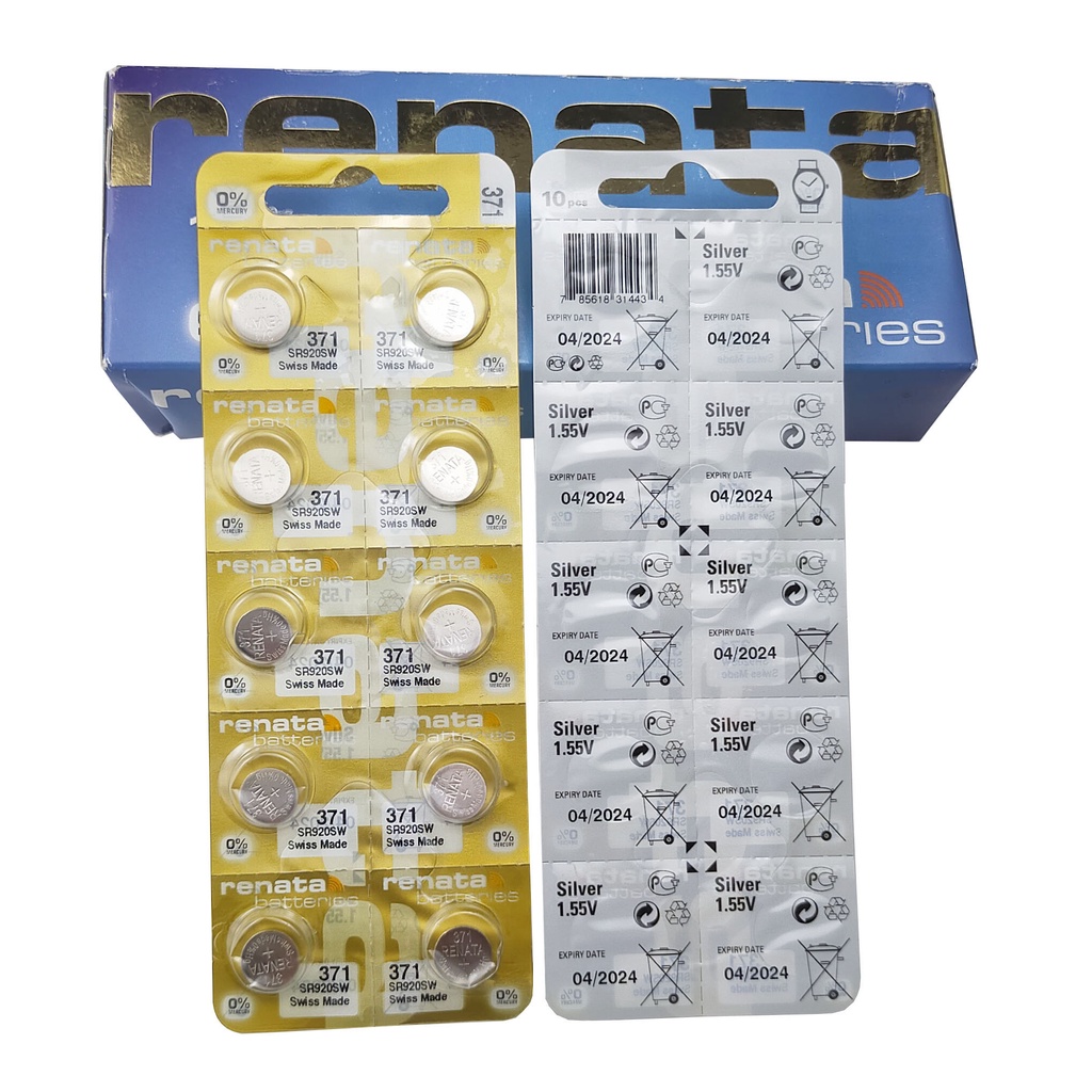 Pin đồng hồ Thụy Sỹ RENATA 371 SR920SW dành cho đồng hồ nhiều kim
