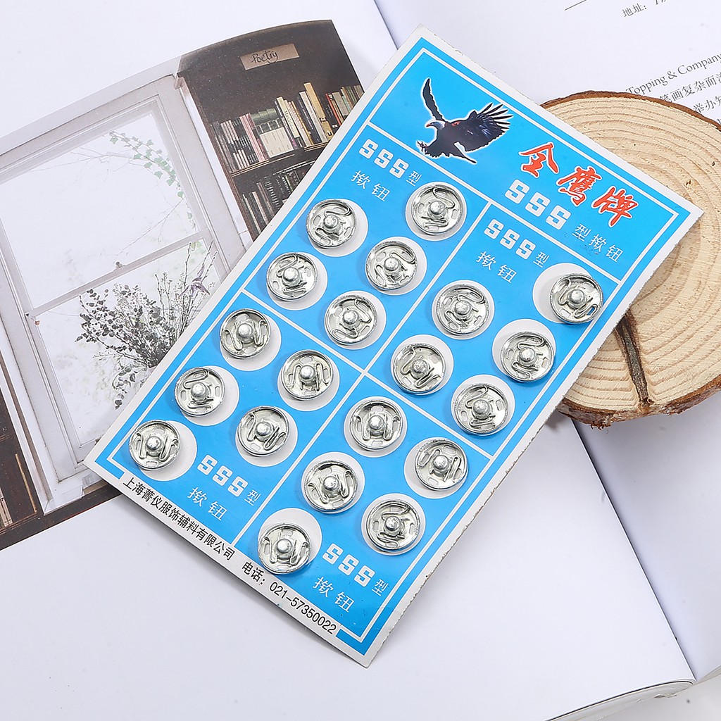 Phụ Kiện Nút Quần Áo Bằng Kim Loại 8/ 12/ 1 / 18/ 20mm