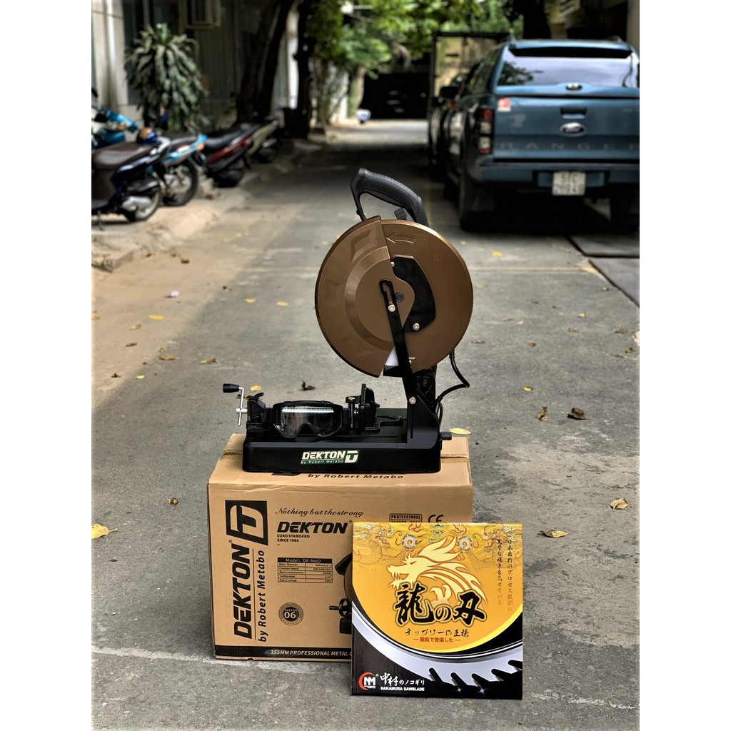 Máy Cắt Hợp Kim Dekton DK -966D Lưỡi 355-Máy Cắt Tua Chậm