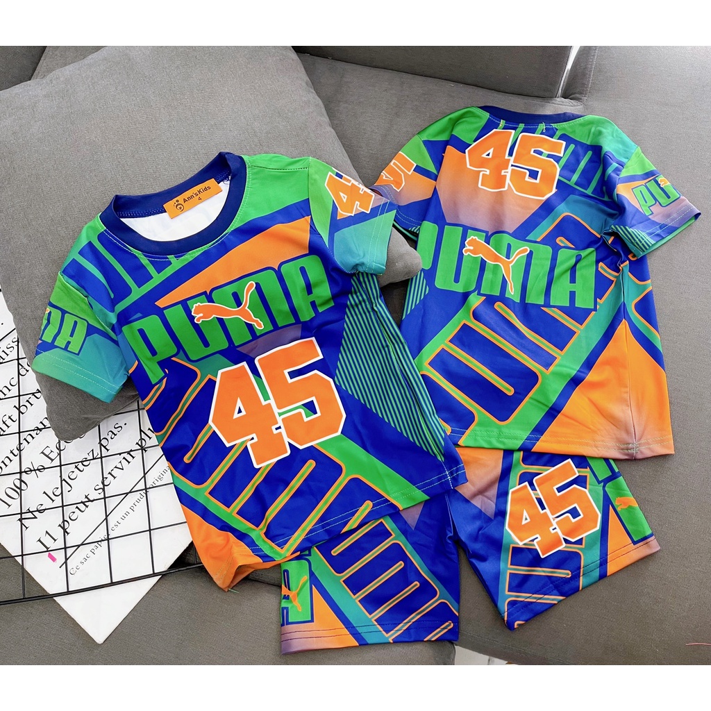 Đồ bộ bé trai size đại cho bé 23-40kg vải thun lạnh 3D Jennie kids J491