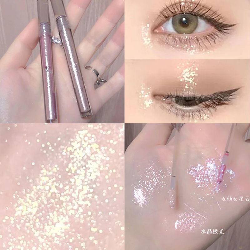 Phấn Mắt Dạng Lỏng Ánh Ngọc Trai Có Độ Bóng Cao Không Thấm Nước ZUK