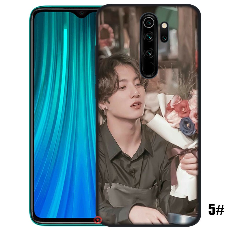 Ốp điện thoại silicon mềm hình Jeon Jungkook SFI48 cho Xiaomi Redmi Note 9 Pro Max 9S 9T 9A 9C S2