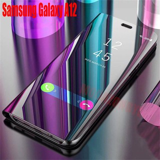 Ốp lưng Samsung Galaxy A12 Ốp lưng tráng gương điện tử Ốp lưng Samsung A12 Ốp lưng GalaxyA12 Ốp lưng lật