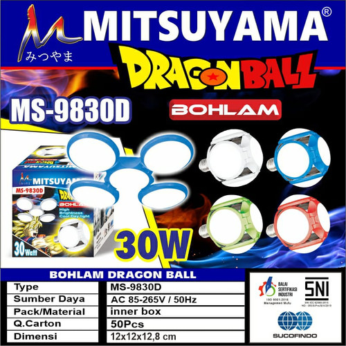 Bóng Đèn Led Hình Dragon Ball Ms 9830d 30w