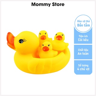 Đồ chơi con vật thả bồn tắm có phát ra âm thanh cho bé trai bé gái ( túi 5 con )