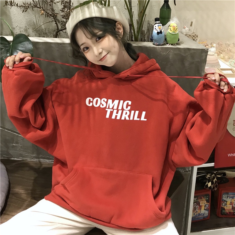 Áo hoodie nữ form rộng, hoodie nữ form rộng dài có mũ unisex thời trang ulzzang - UNA03 | BigBuy360 - bigbuy360.vn