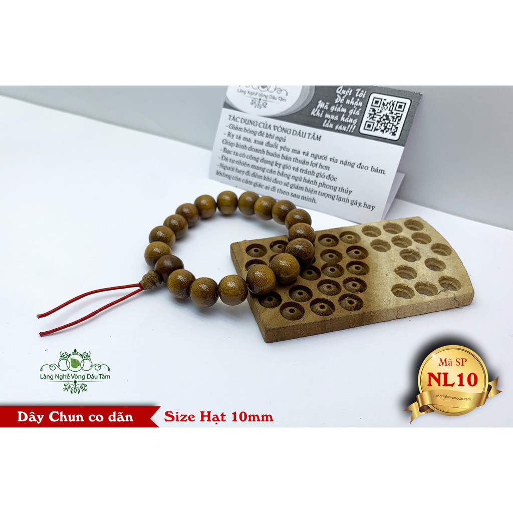 Vòng dâu tằm Người lớn mix Hồ Lô , kỵ vong theo, kỵ người vía nặng, giảm vận sui, làm ăn thuận lợi.