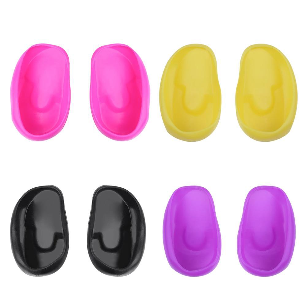 [Hàng mới về] Cặp nắp silicone bảo vệ tai chống bẩn khi nhuộm tóc