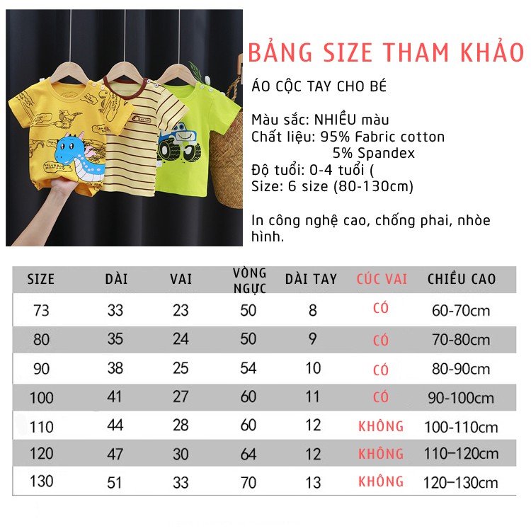 Áo thun bé trai, bé gái, áo cộc tay cho bé hàng cotton QuangChau KIZICIZY QATE31