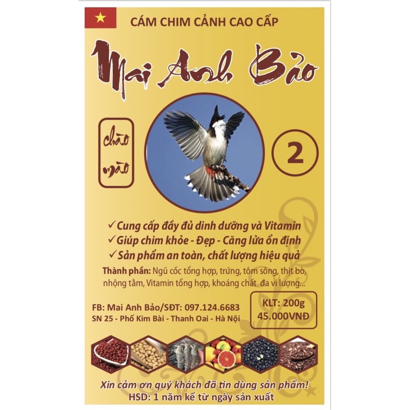 Cám Chào Mào-Mai Anh Bảo