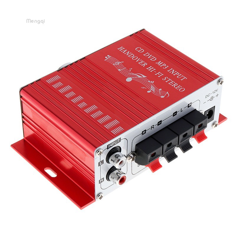 Bộ khuếch đại âm thanh nổi mini 12V 2CH cho xe ô tô xe máy