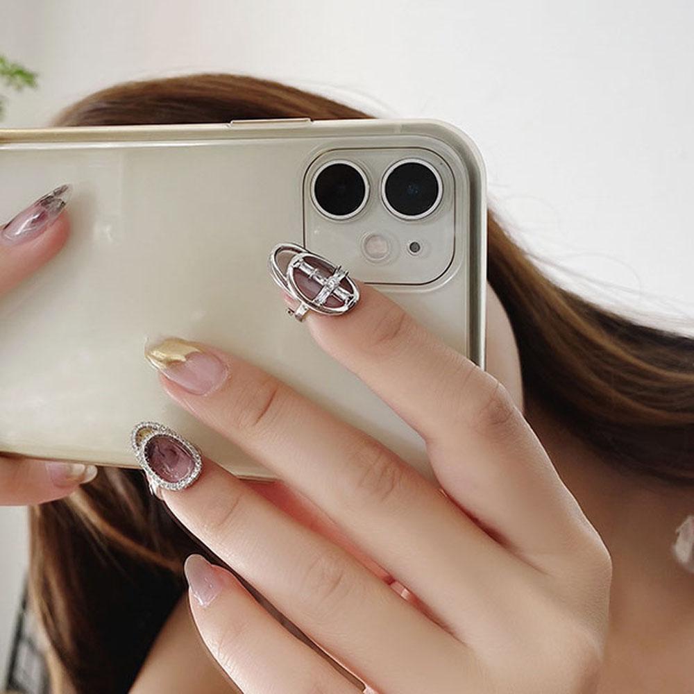 USNOW Nhẫn Đeo Móng Tay Thời Trang Hàn Quốc|Cô gái.Ốp Bảo Vệ Ngón Tay Chất Lượng Cao