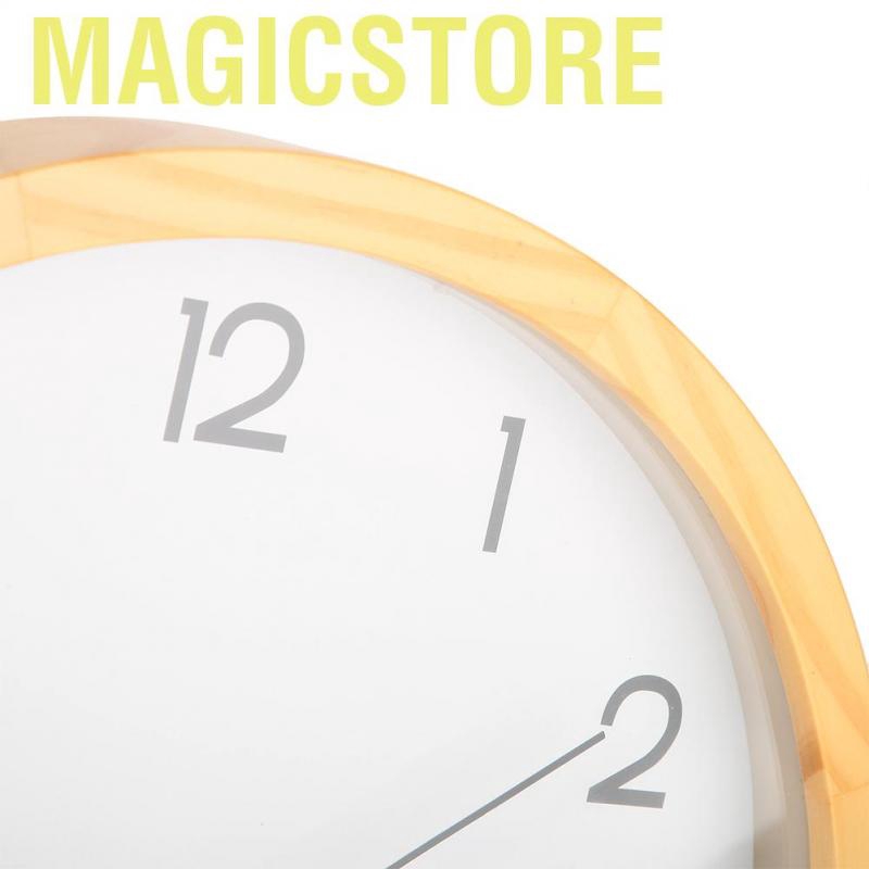 Magicstore Simple Silent Solid Wood Wall Big Watch Hanging Clock Home Office Bedroom