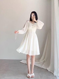 Váy trắng tiểu thư