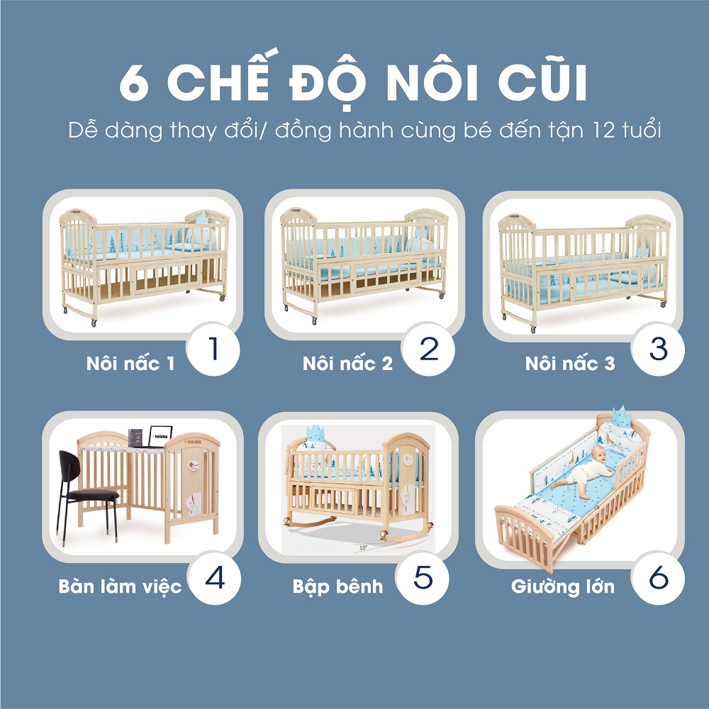 NÔI CŨI EM BÉ HAKAWA HOÀNG GIA 4 - PHÂN PHỐI CHÍNH HÃNG - BẢO HÀNH 3 NĂM CHÍNH HÃNG