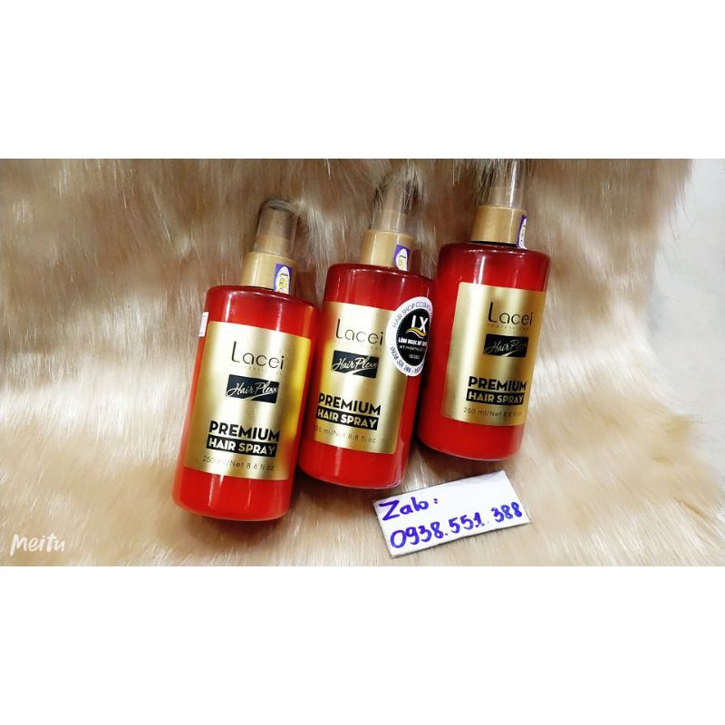 Sữa dưỡng giữ nếp tóc LACEI PREMIUM hair spray 250ml