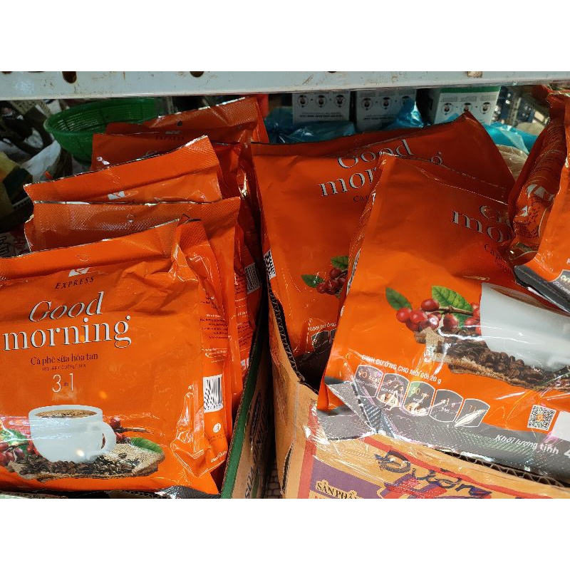 Cà Phê 3in1 Good Morning Trần Quang 24 ống