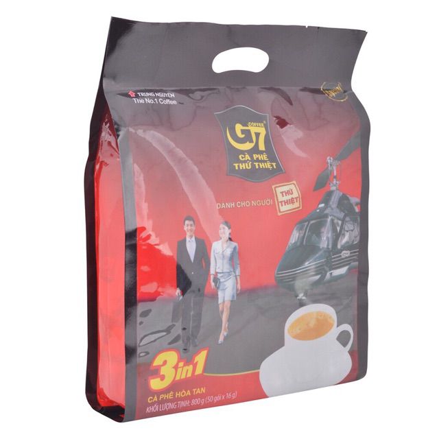 Bịch 50 gói x 16gr Cafe Hoà Tan G7 3.1 Trung Nguyên 800gr | BigBuy360 - bigbuy360.vn