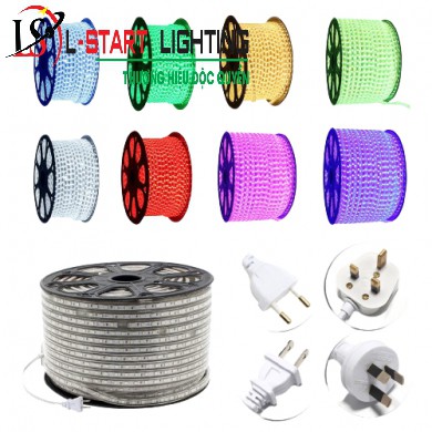 LED CUỘN ỐNG CHẠY ĐUỔI ĐỦ MÀU, XANH LÁ, XANH DƯƠNG, TRẮNG, VÀNG