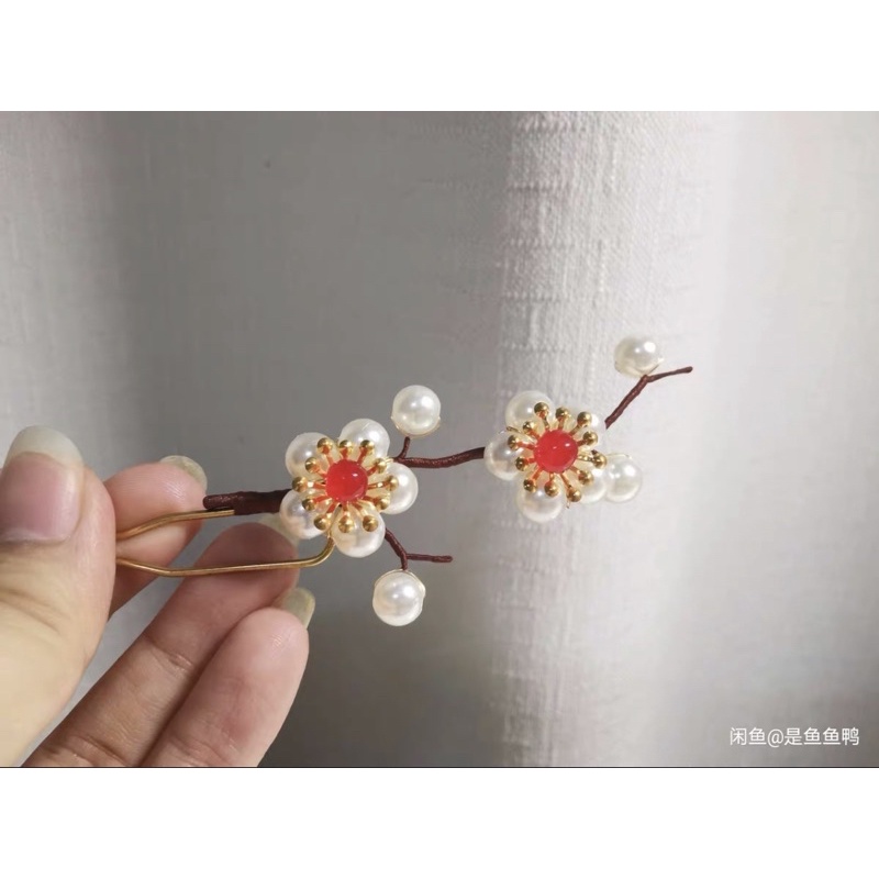 Hạt Trai Thuỷ Tinh Trắng Ngà Cao Cấp