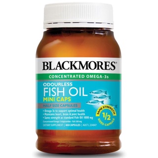 Dầu cá Blackmores fish oil 400 viên mini