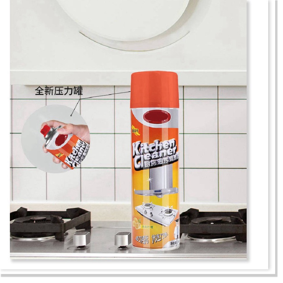💕Shopee Premium💕Chai xịt vệ sinh nhà bếp - Chai xịt tẩy đa năng nhà bếp Kitchen cleaner 500ml Làm sạch nhà bếp