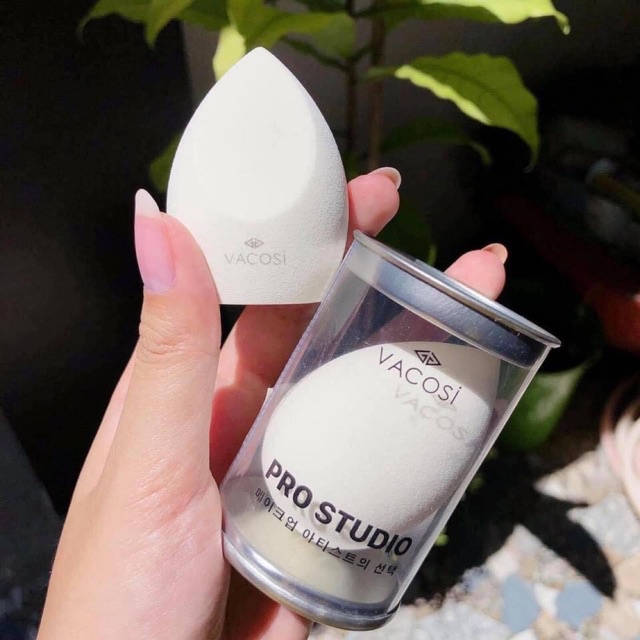 Bông phấn ướt Vacosi ĐEN TRẮNG |Mút blender tán kem nền hình giọt nước,hồ lô, nón lá PRO PH01, PH02, BP31, BP06