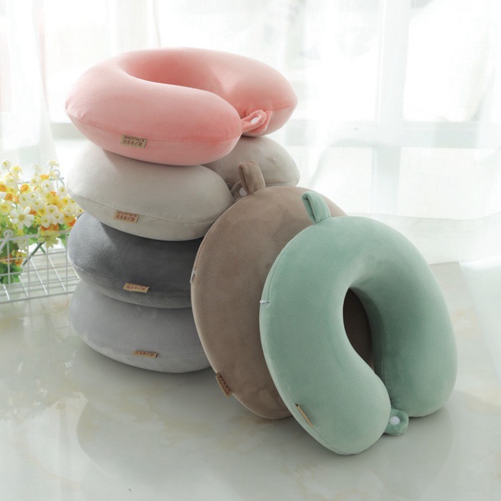 GỐI CHỮ U CAO SU NON CHO DÂN VĂN PHÒNG, LÁI XE, DU LỊCH