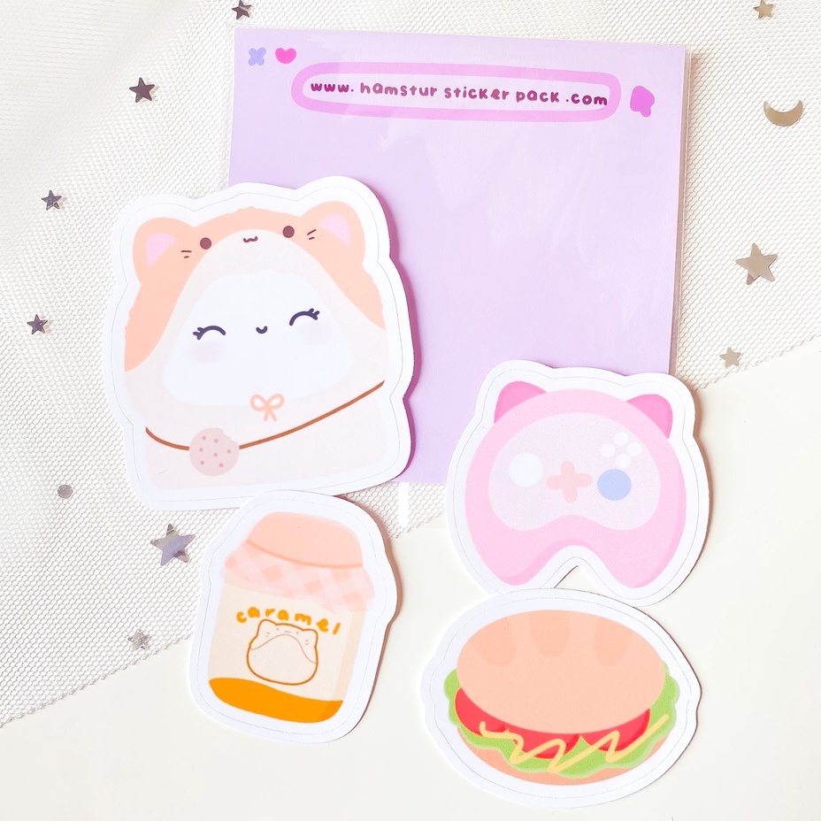 Sticker Hamstur / Set 4c