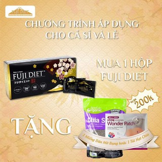 Viên uống hỗ trợ giảm cân Fuji Diet của Nhật ( Tặng 1 bịch chia hoặc miếng dán tan mỡ bụng ) (360 viên = 60 gói)