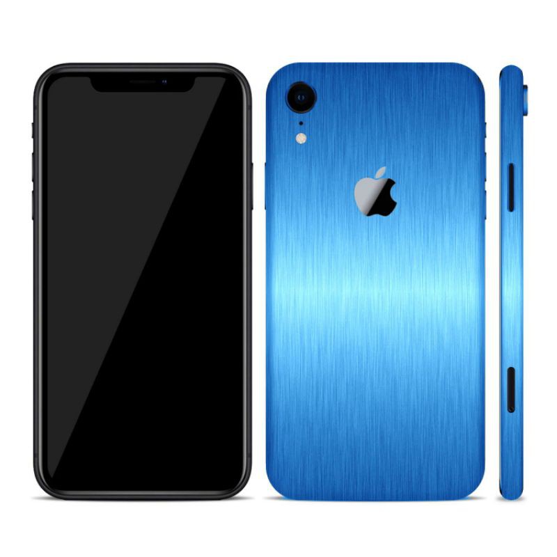 [IPHONE]Tấm dán Skin FULL viền Matte Brushed Blue Sky IPHONE 5 6 7 8 6PLUS 7PLUS 8PLUS X XR XSMAX 11 PRO MAX 12 PRO MAX