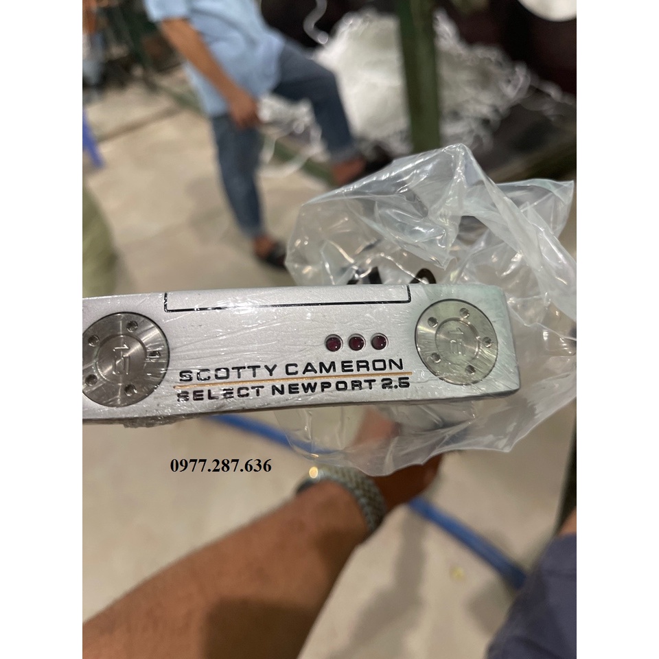 Gậy đánh golf Putter gậy gạt kỹ thuật Scotty Cameron new port 2.5 cán thép chắc chắn GK009