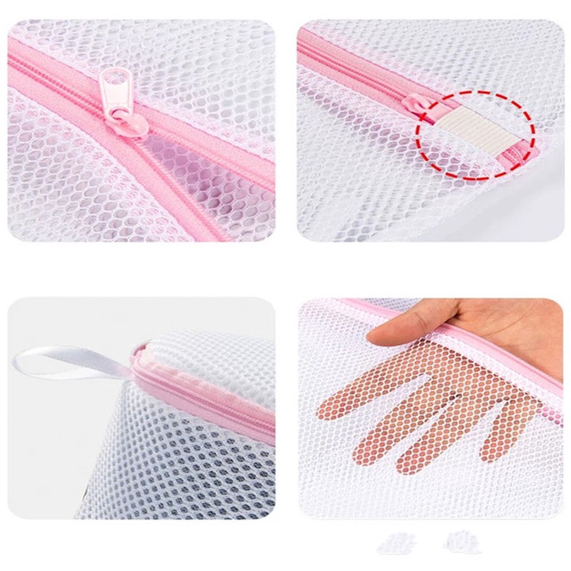 Túi Giặt Quần Áo Bằng Vải Lưới Tiện Dụng Chất Lượng Tốt