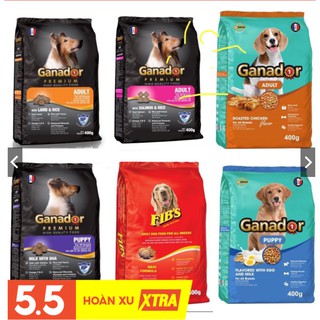 Thức ăn chó GANADOR dành cho các loại chó FIB's - adult - puppy 400G DATE MỚI