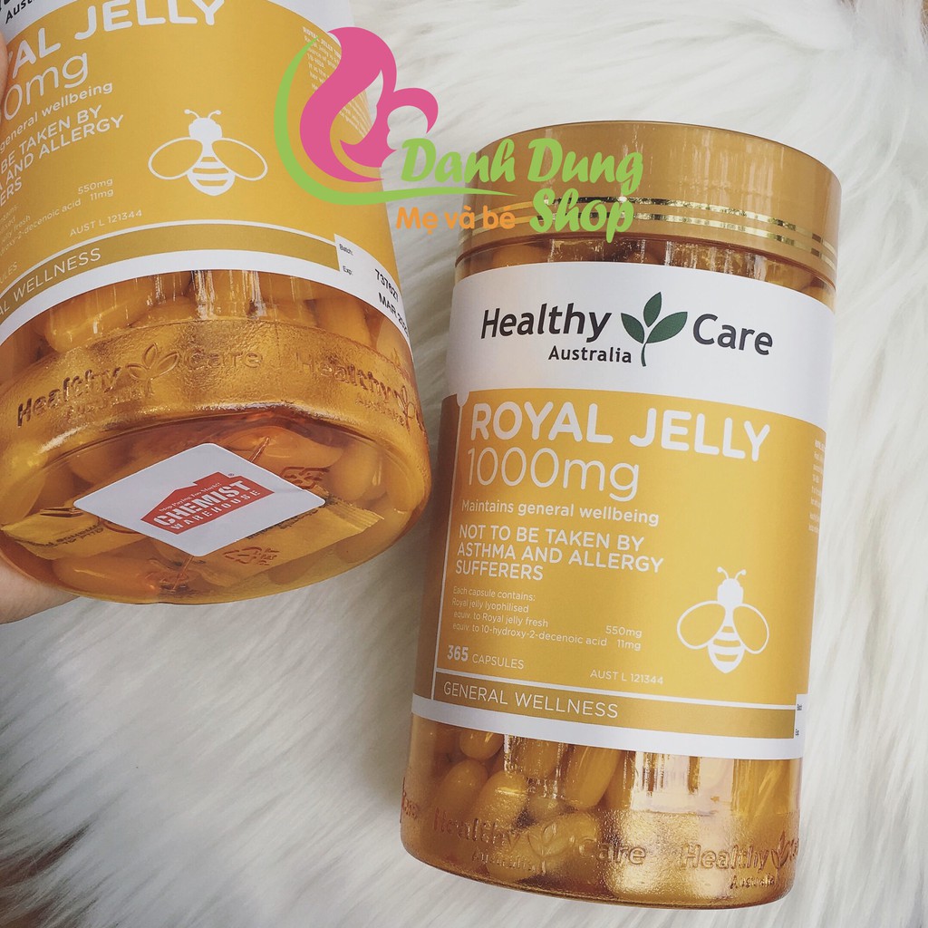(Mã P01) Sữa ong chúa Royal Jelly 365 viên healthy care