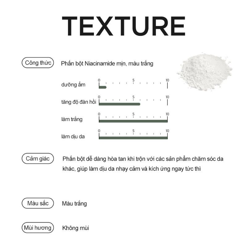Bột Dưỡng Da Làm Trắng Niacinamide 100 Powder