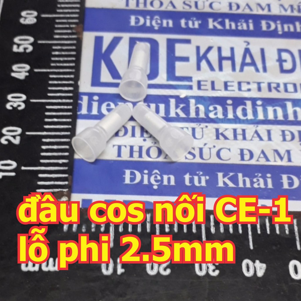 đầu cos nỗi dây điện màu trắng CE CE-1 / CE-2 / CE-5 kde5136